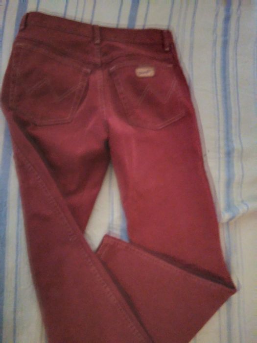 Джинси Wrangler бордового кольору оригінал (Велика Британія).