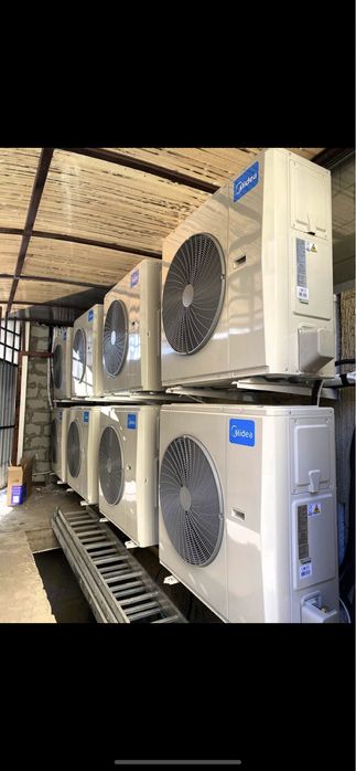 Монтаж больших мощных кондиционеров кассетных, канальных, VRV, VRF