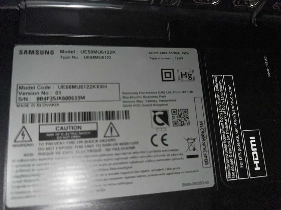 Telewizor Samsung 58 cali, smarttv netflix, youtube i inne. Katowice