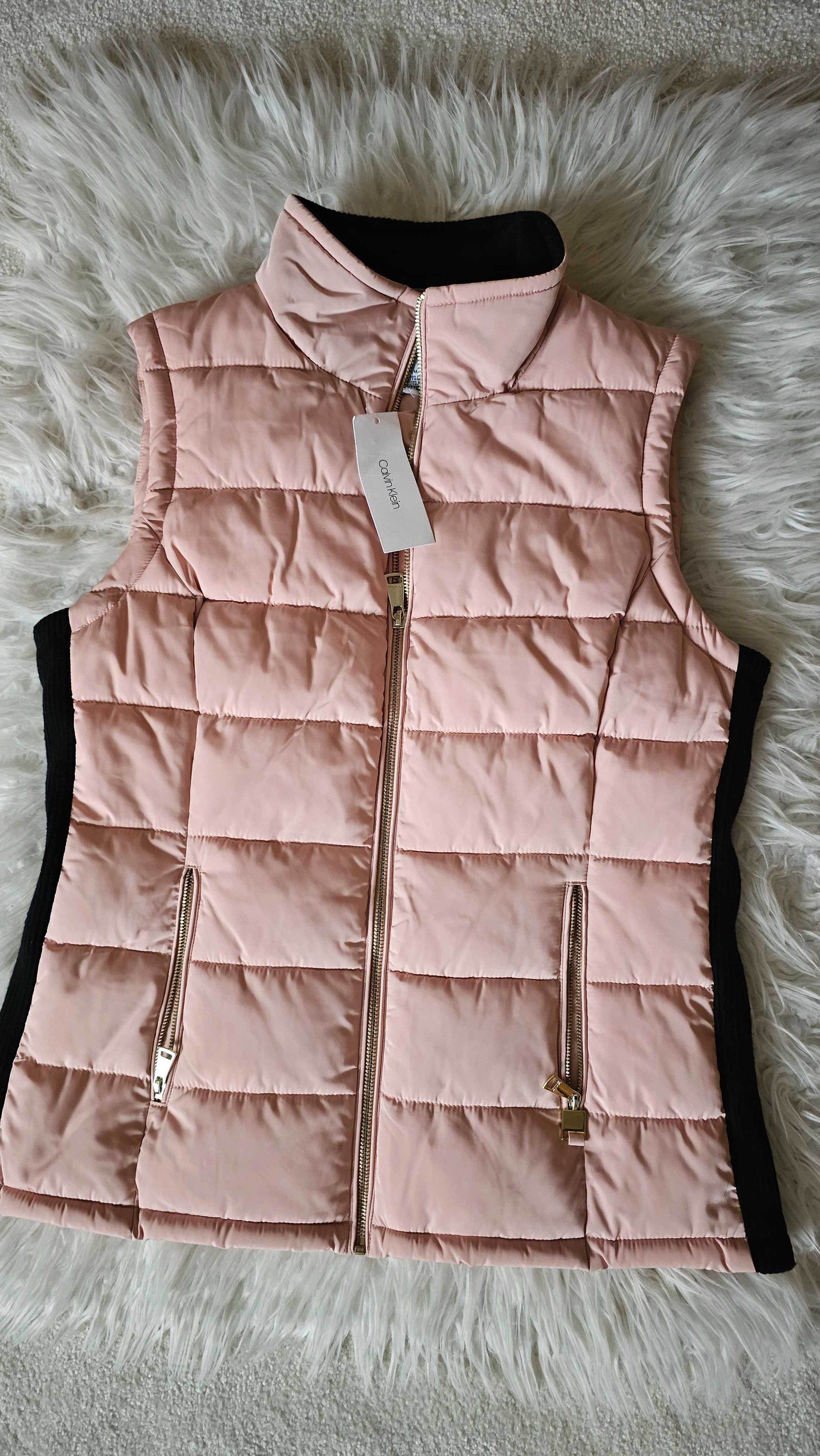 Bezrękawnik Calvin Klein - M - jasny róż