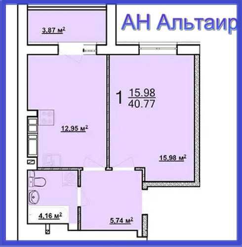 Новострой ЖК Мира-3 Реальная Продам 1К квартиру Лучшая планировка GT