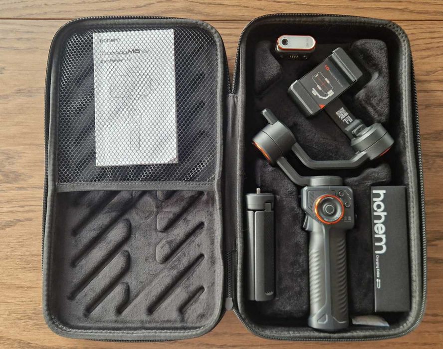 Gimbal Hohem iSteady M6 plus lampa z trackerem