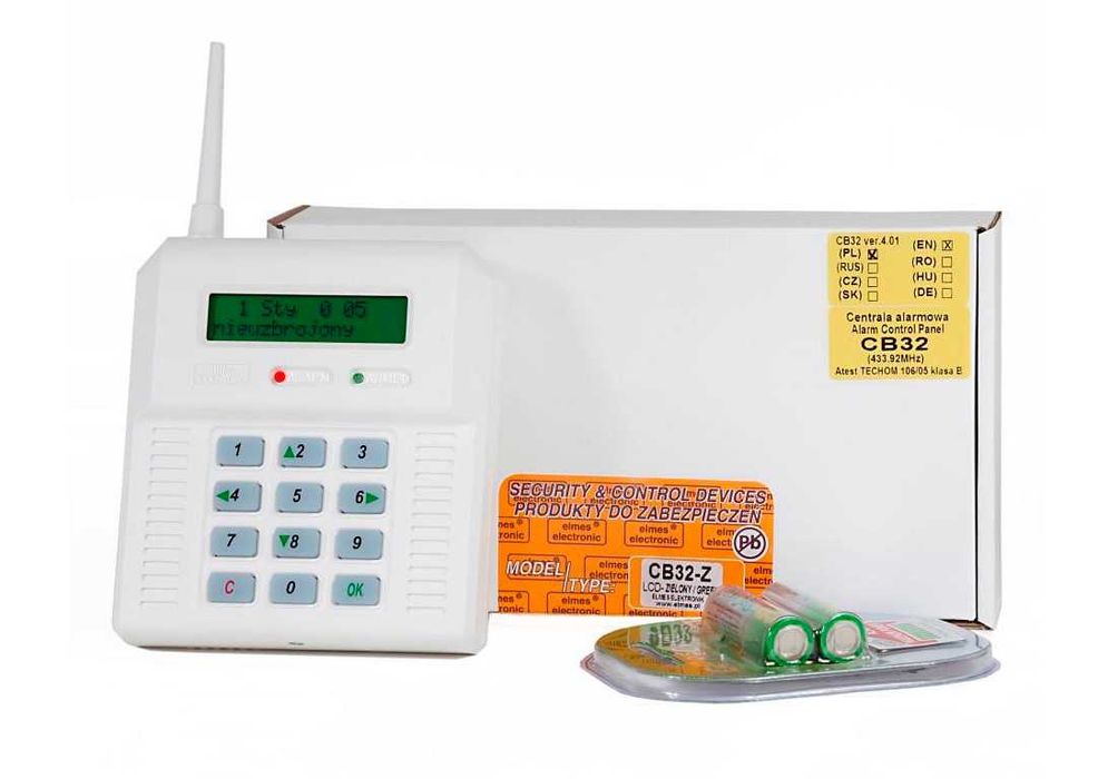 Kabel programowania Elmes USB-RS CB32 ver. 1F Centrala Alarmowa Alarm