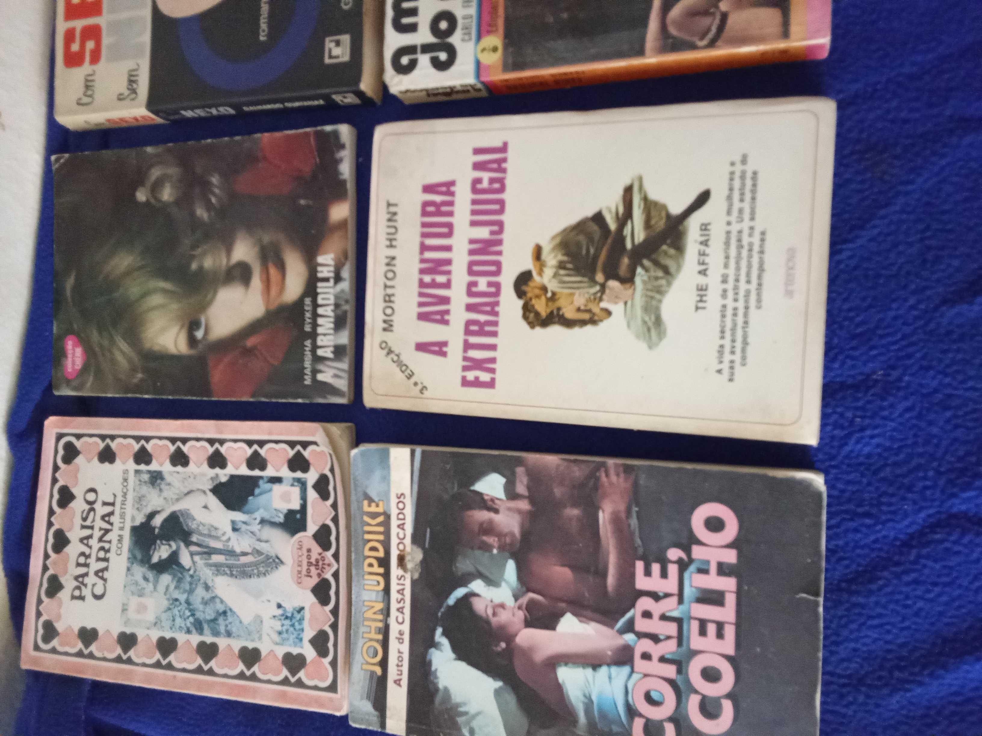 Conjunto de 15 livros eroticos