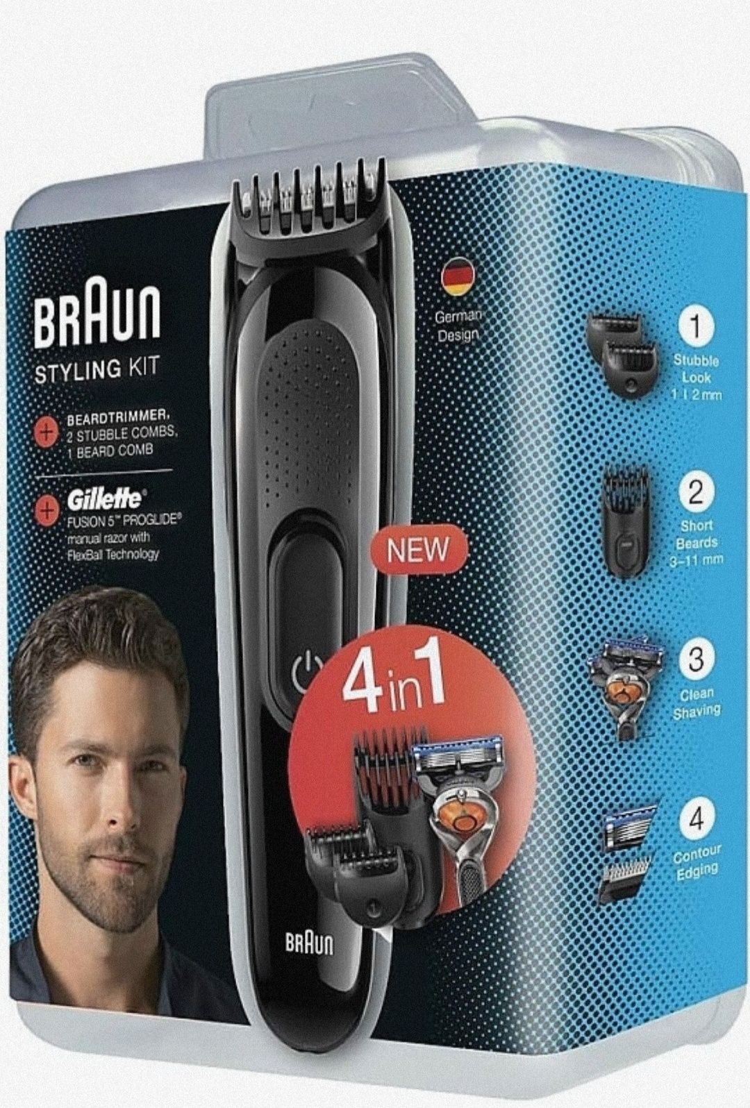 Тример для бороди Braun 4 в 1,(Німеччина)