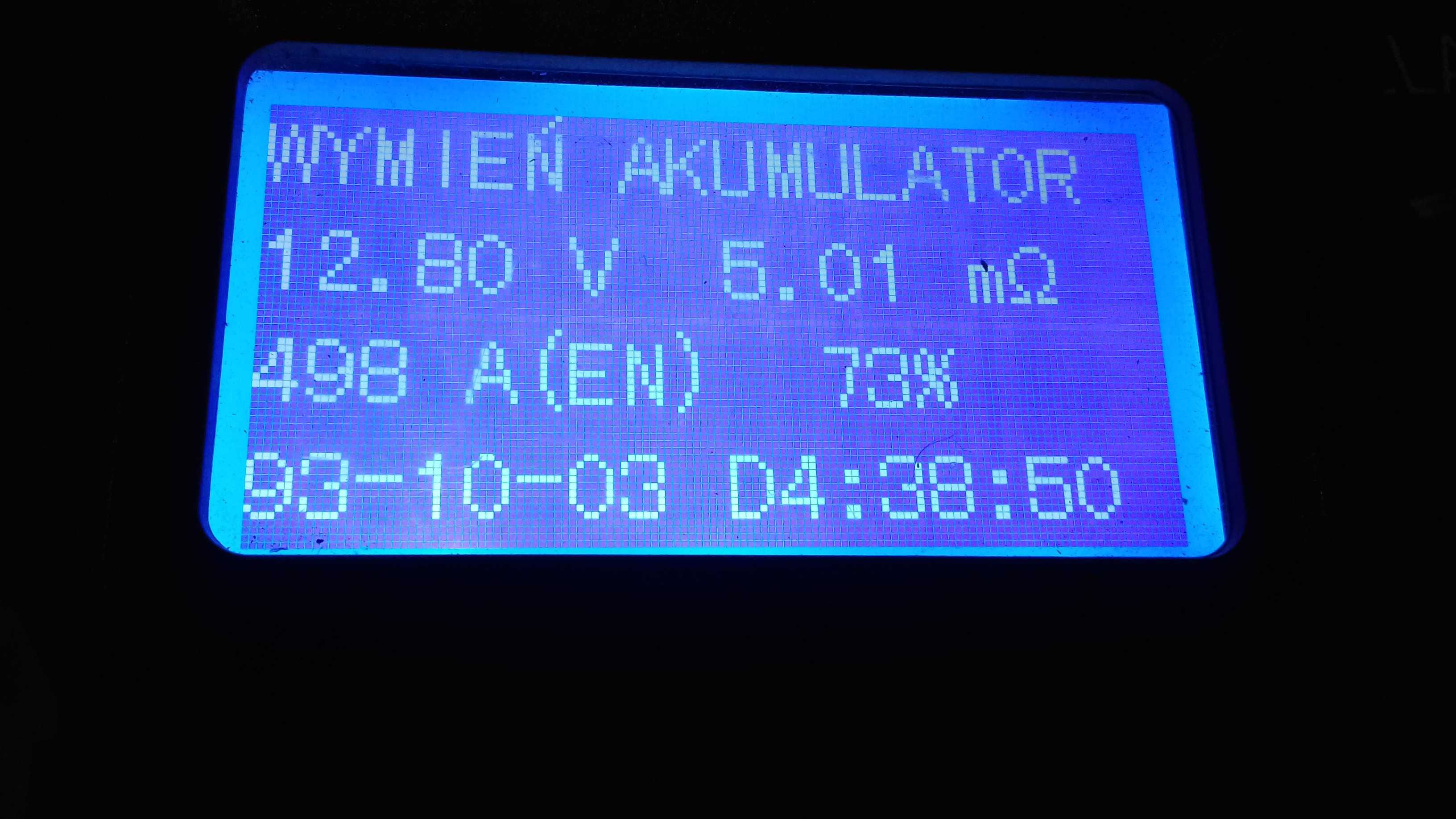 Miernik tester akumulatorów Ideal  BDT4000