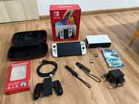 Nintendo Switch OLED komplet gry Zelda