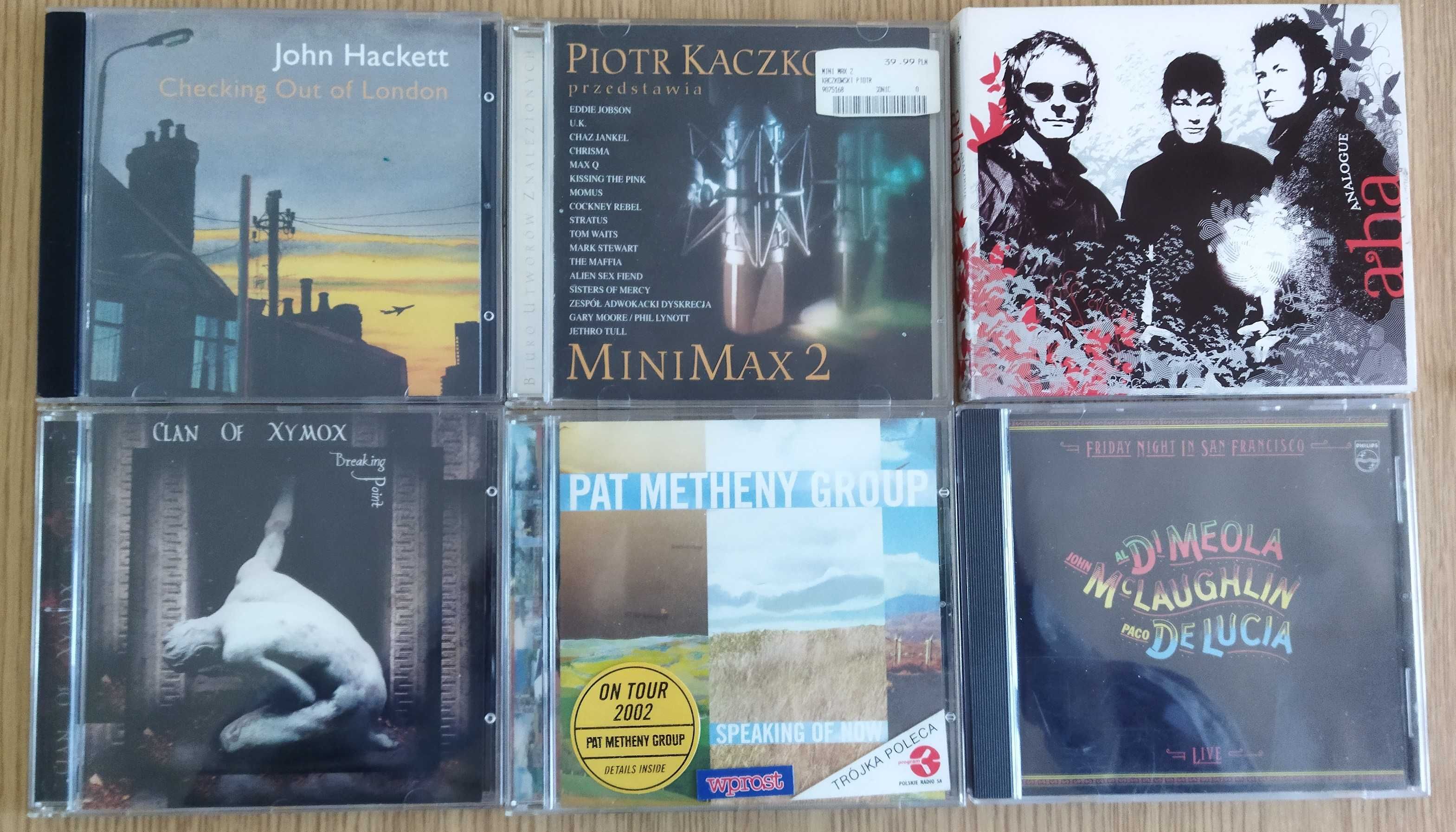 Płyty CD (rock progresywny, pop, inne gatunki)