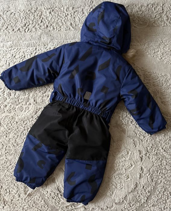 Дитячий зимовий мембранний термо комбінезон на хлопчика дівчинку86-110