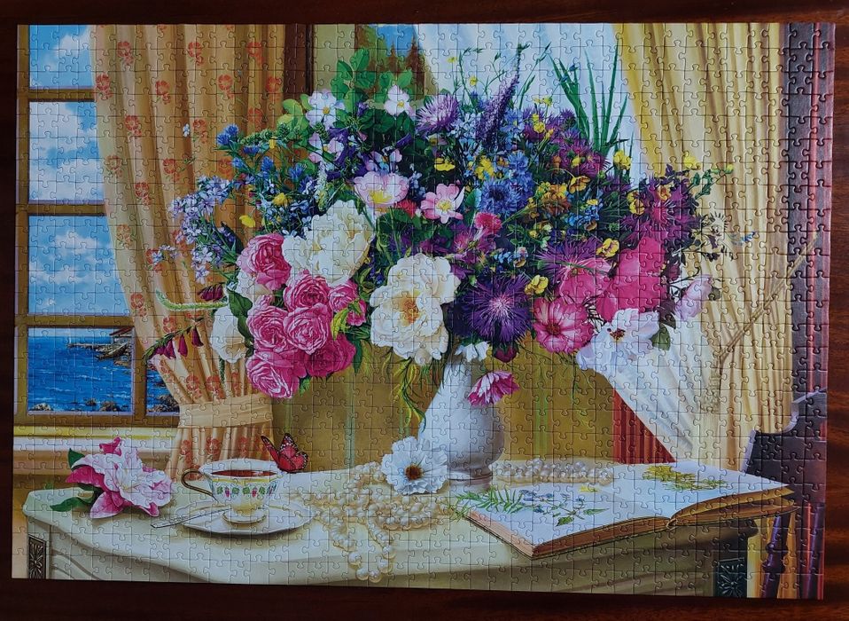 Пазли 1000 елементів "Квіти"