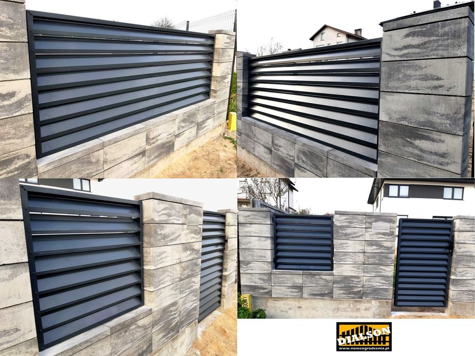 Murowanie montaż ogrodzenia Joniec Bloczki Kompleksowo podmurówki beto