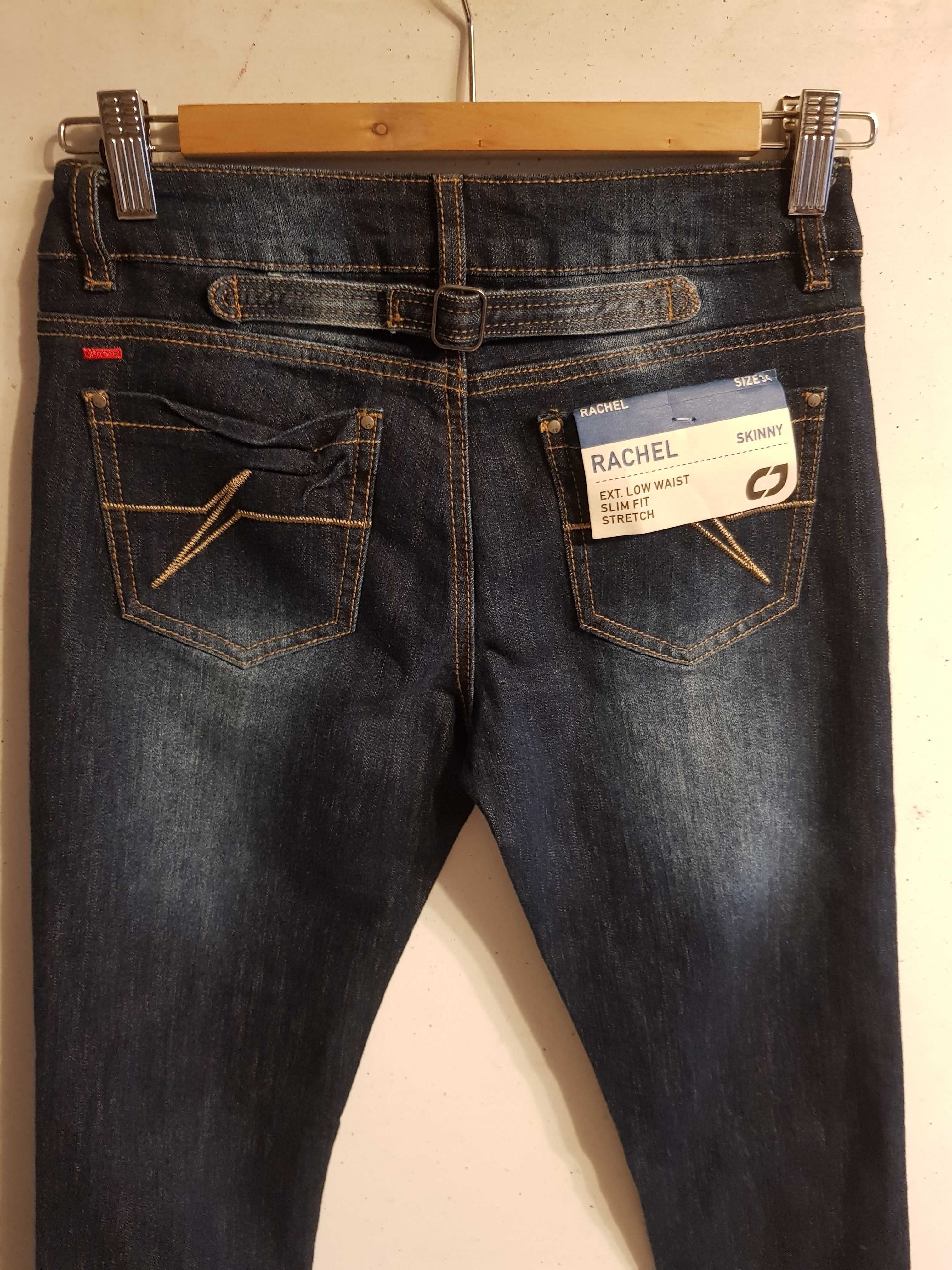 Spodnie jeansowe nowe skinny Castro roz.34