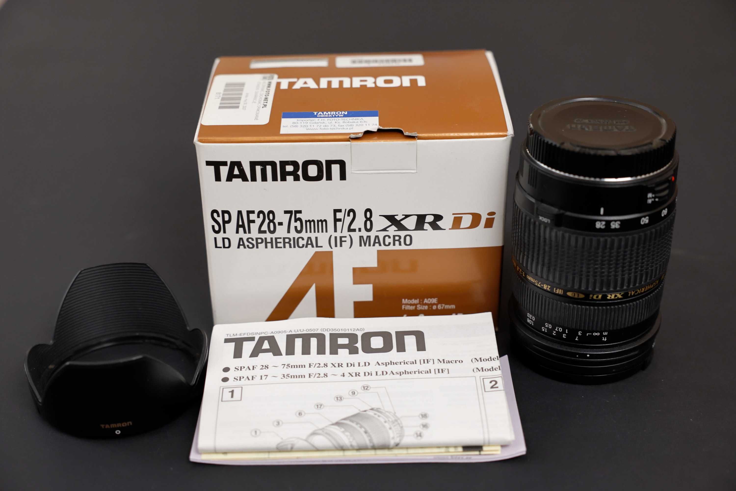 Tamron SP AF 28 - 75 mm f/2.8  macro  - Canon EF