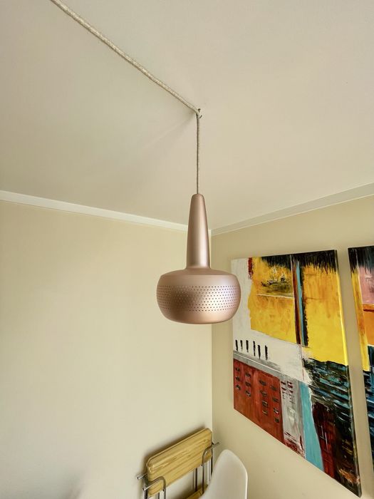 Candeeiro tecto cobre escovado Vita Clava