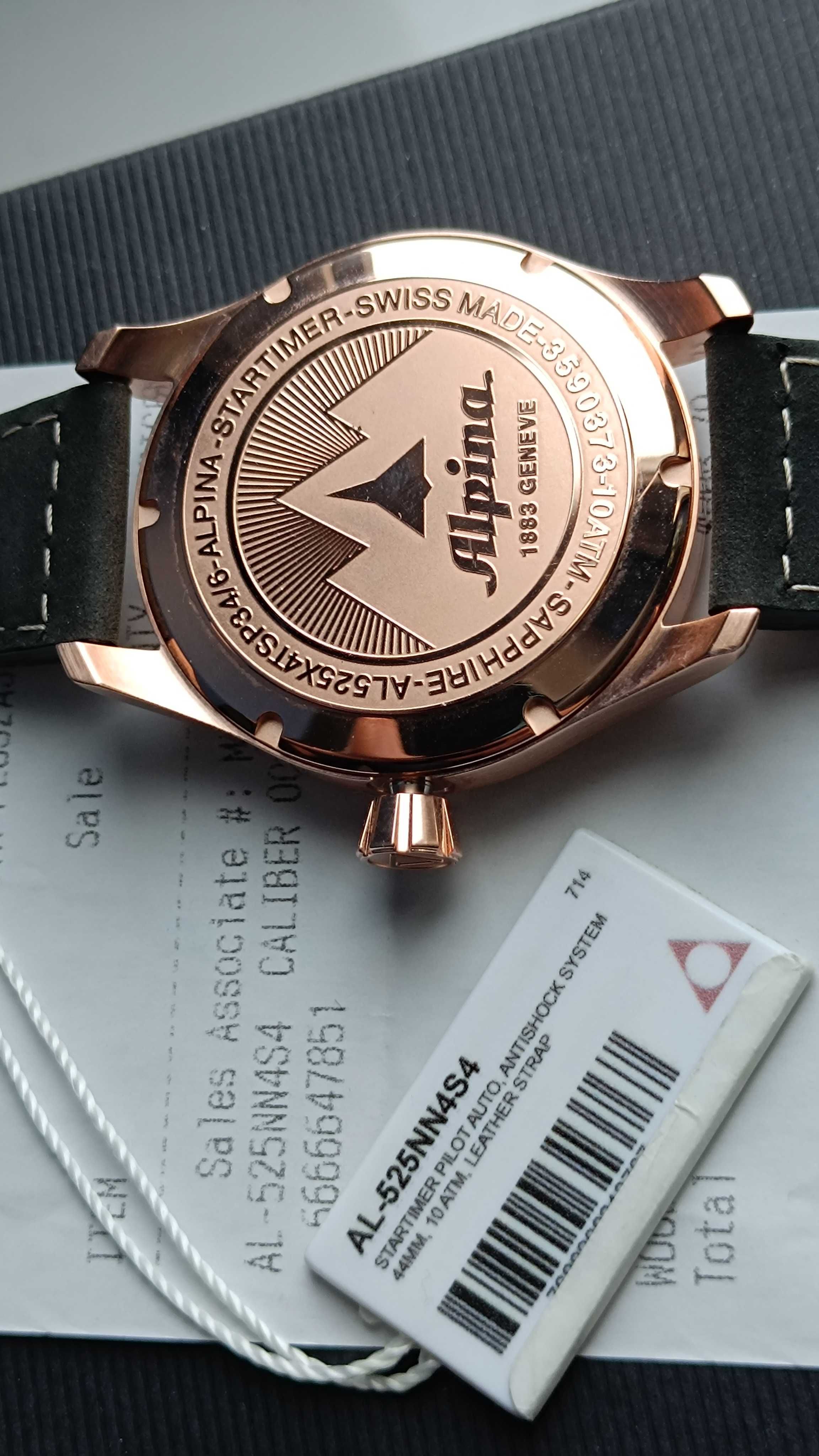 NOWY Zegarek ALPINA Geneve Startimer Pilot AL-525NN4S4 Automat Gwar
