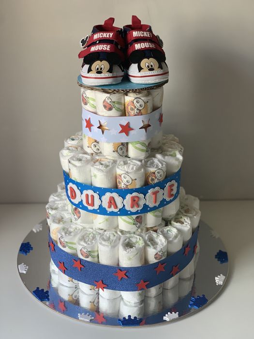 Bolo de Fraldas * Cha de Bebe