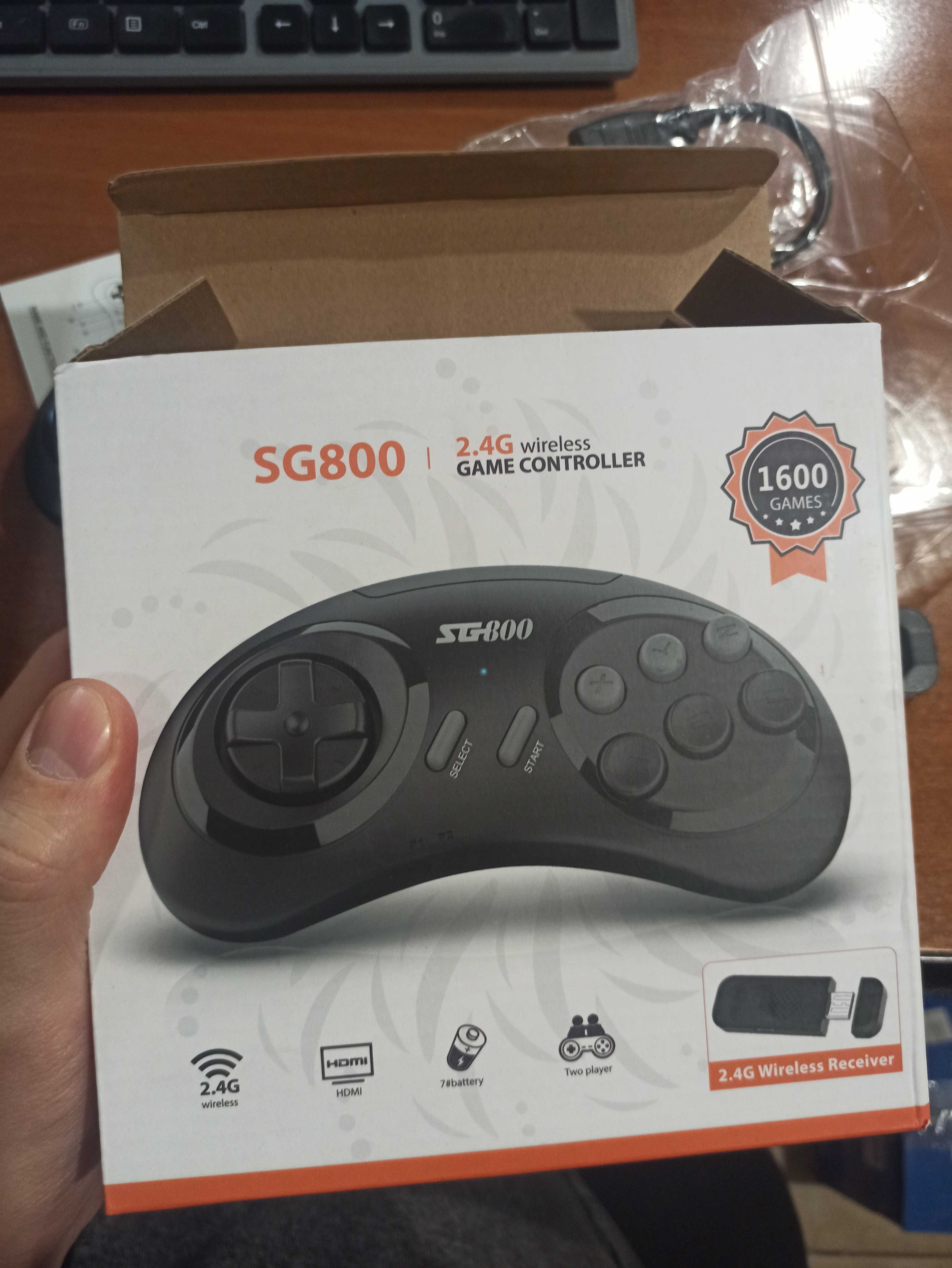 Приставка ігрова з бездротовими джойстиками Game Controller SG800 HDMI