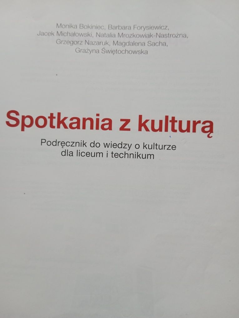 Spotkania z kulturą podręcznik