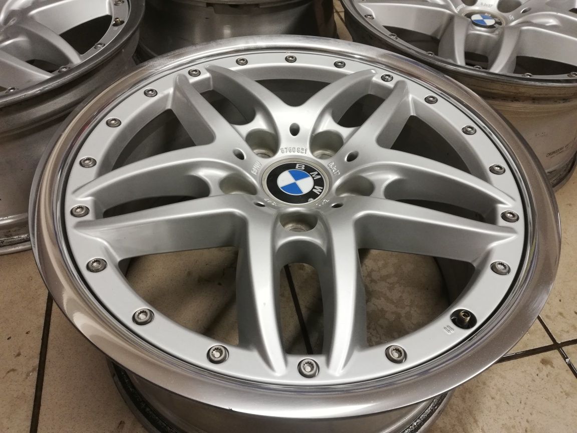 Felgi BMW 5x120 8J 17" ET 47 Polerowany Rant 4 sztuki