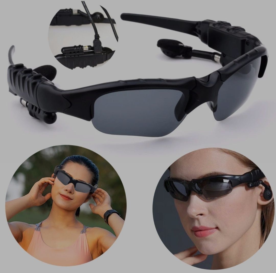 Okulary przeciwsłoneczne sportowe ! Ze słuchawkami bluetooth