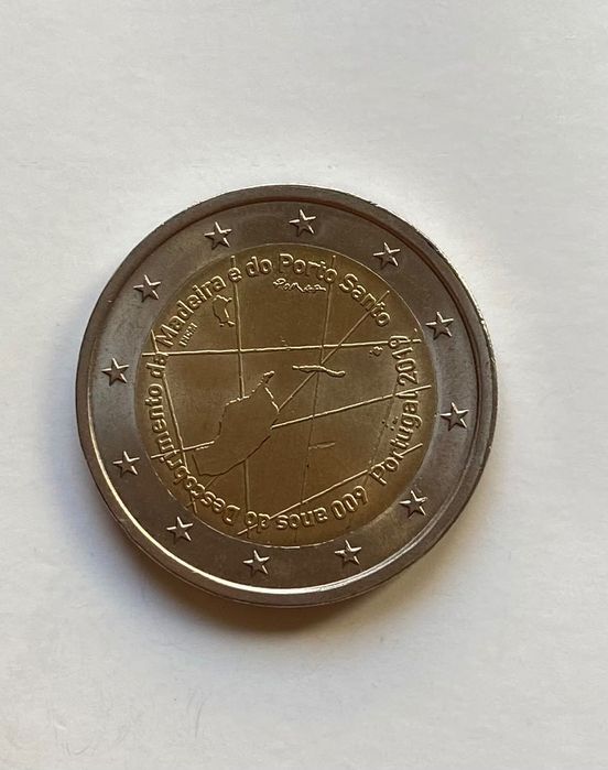 Moeda 2€ - Portugal - 2019 - Descoberta da Madeira e Porto Santo