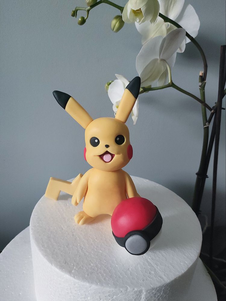 Pikachu z masy cukrowej