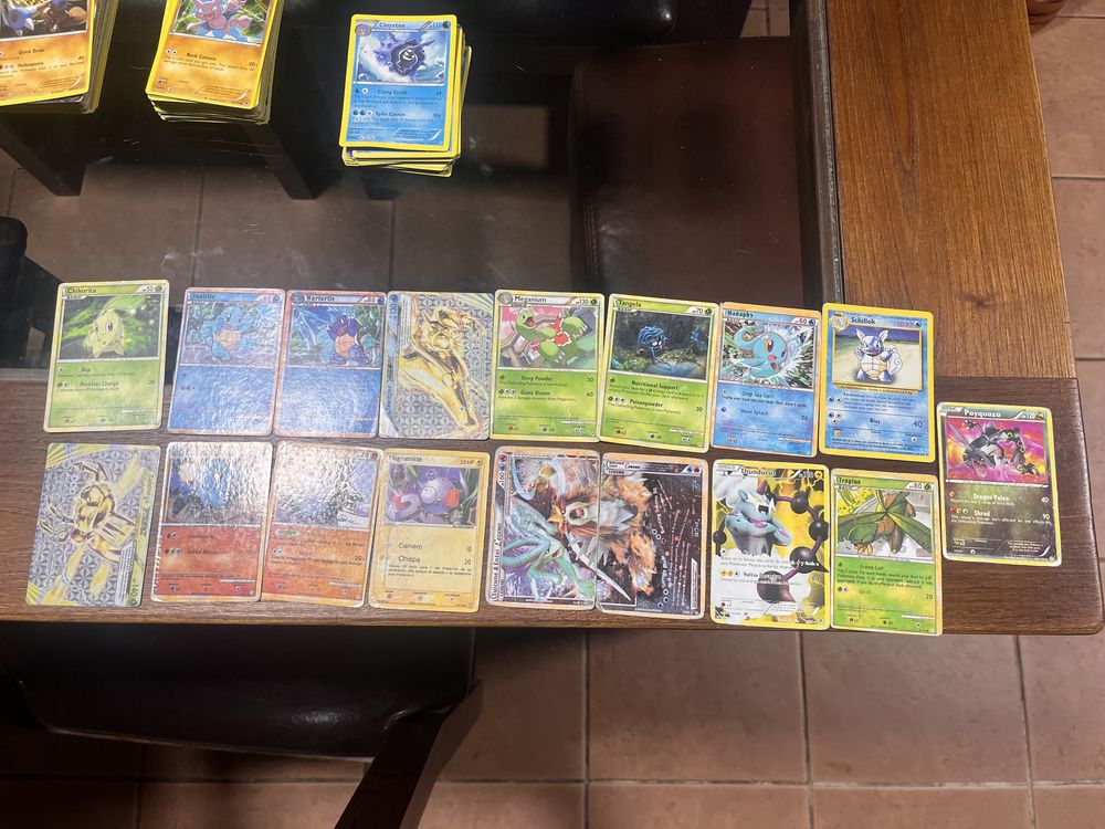 Conjunto de 1400 cartas Pokémon