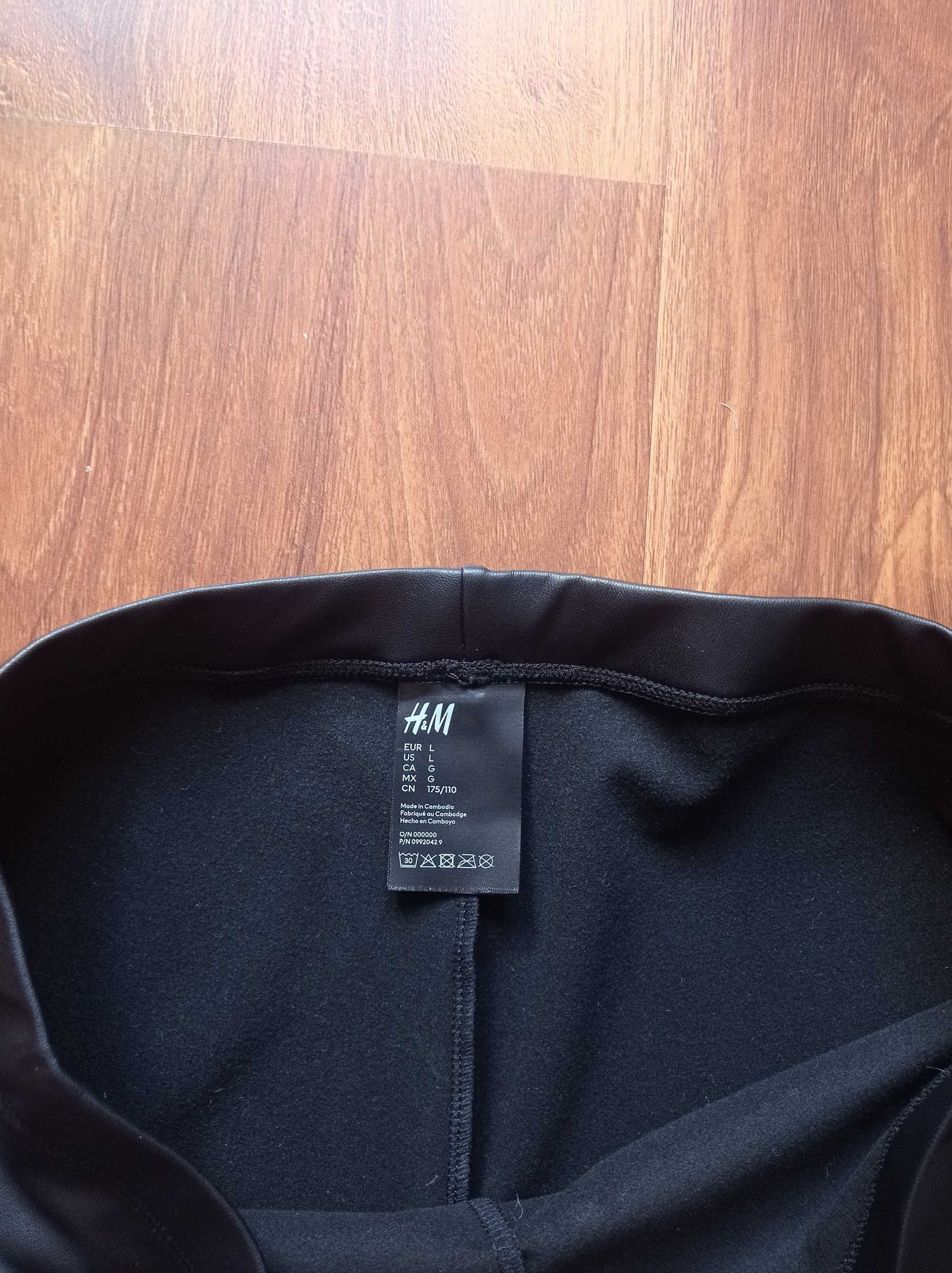 H&M spodnie damskie  skoropodobne L