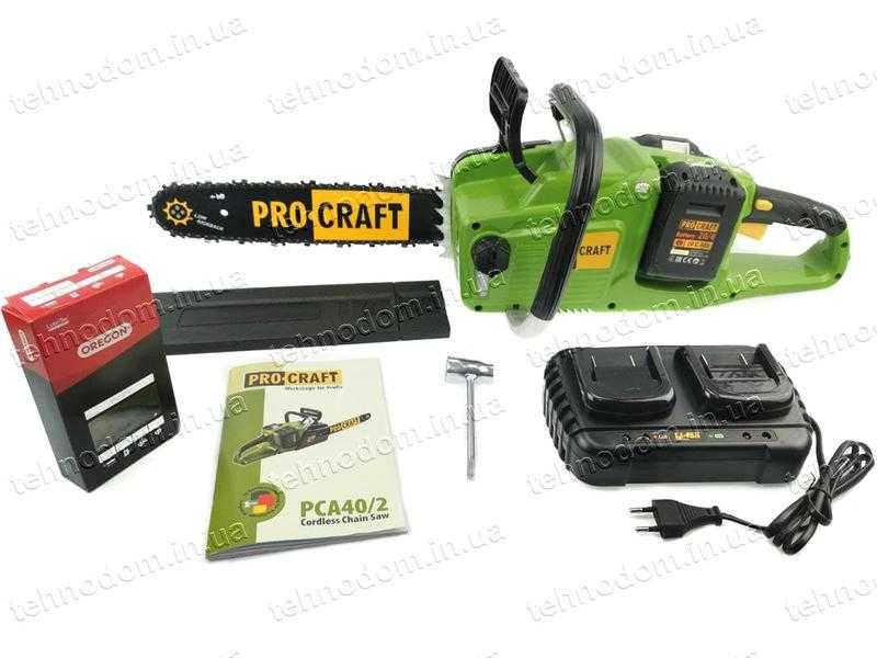 Аккумуляторная цепная  пила Procraft PKA20/2