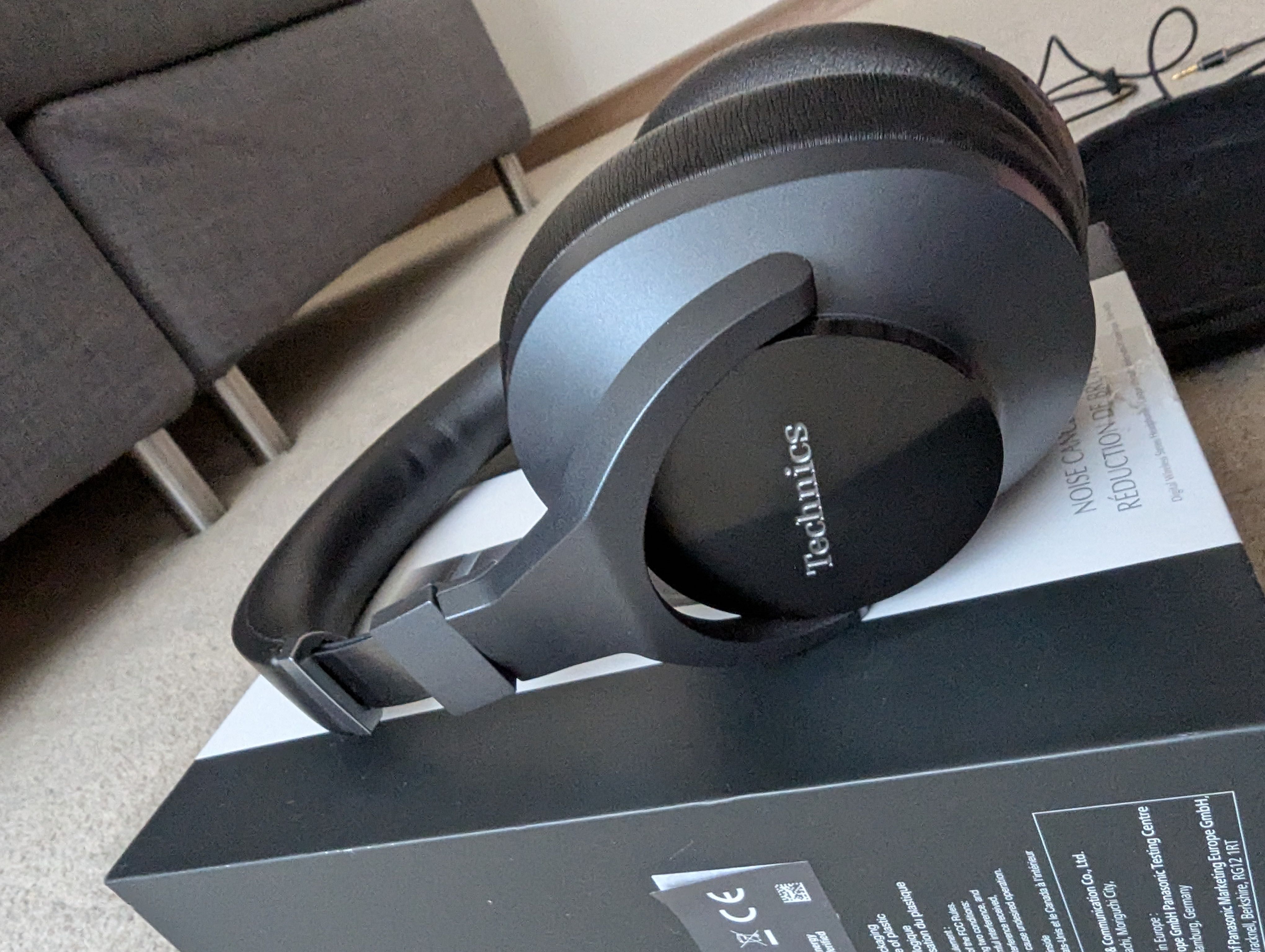 słuchawki nauszne bezprzewodowe Technics EAH-A800 ANC LDAC jak nowe