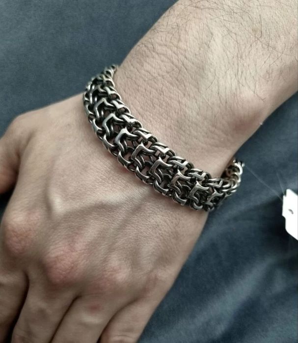 Серебряный  браслет ИМПЕРАТОР Вес 55 грамм  Под заказ
