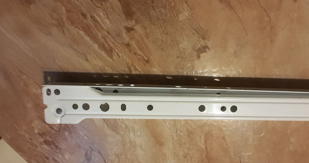Prowadnica komplet do jednej szuflady. dl. 50 cm