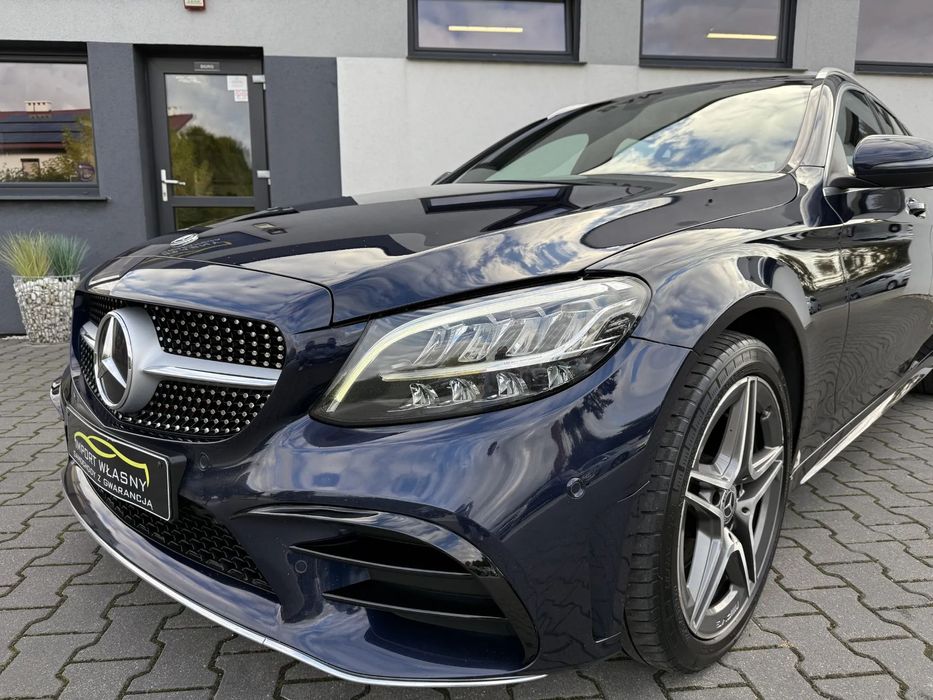 Mercedes-Benz Klasa C Mercedes C200d 160KM AMG-LINE Pisemna Gwarancja Stan Idealny !!!