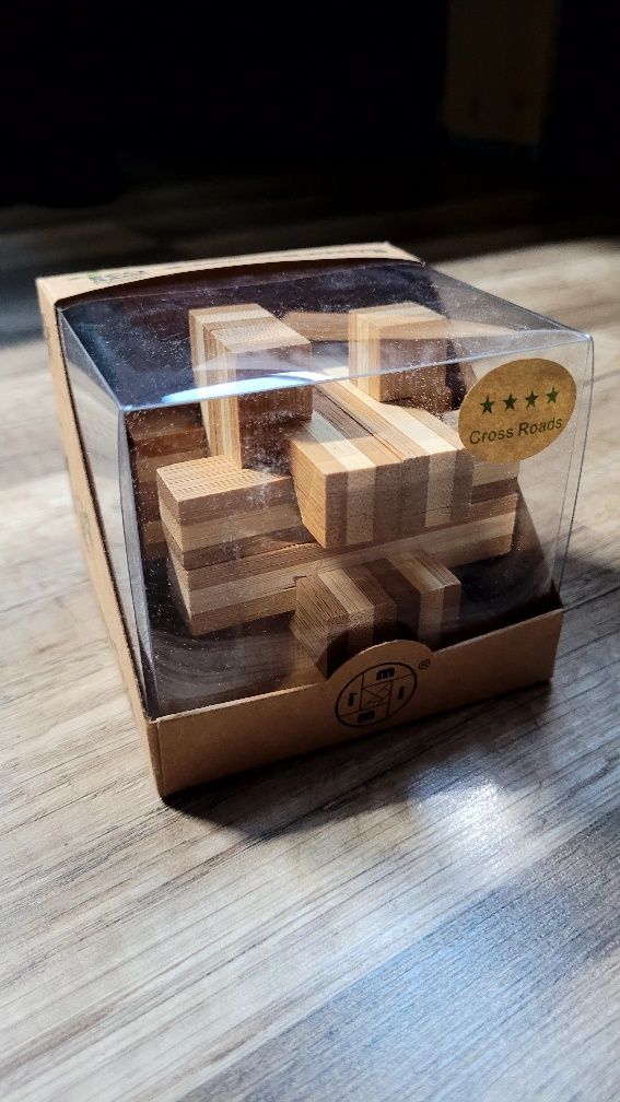 Łamigowka Gra logiczna układanka 3d eko bambusowa