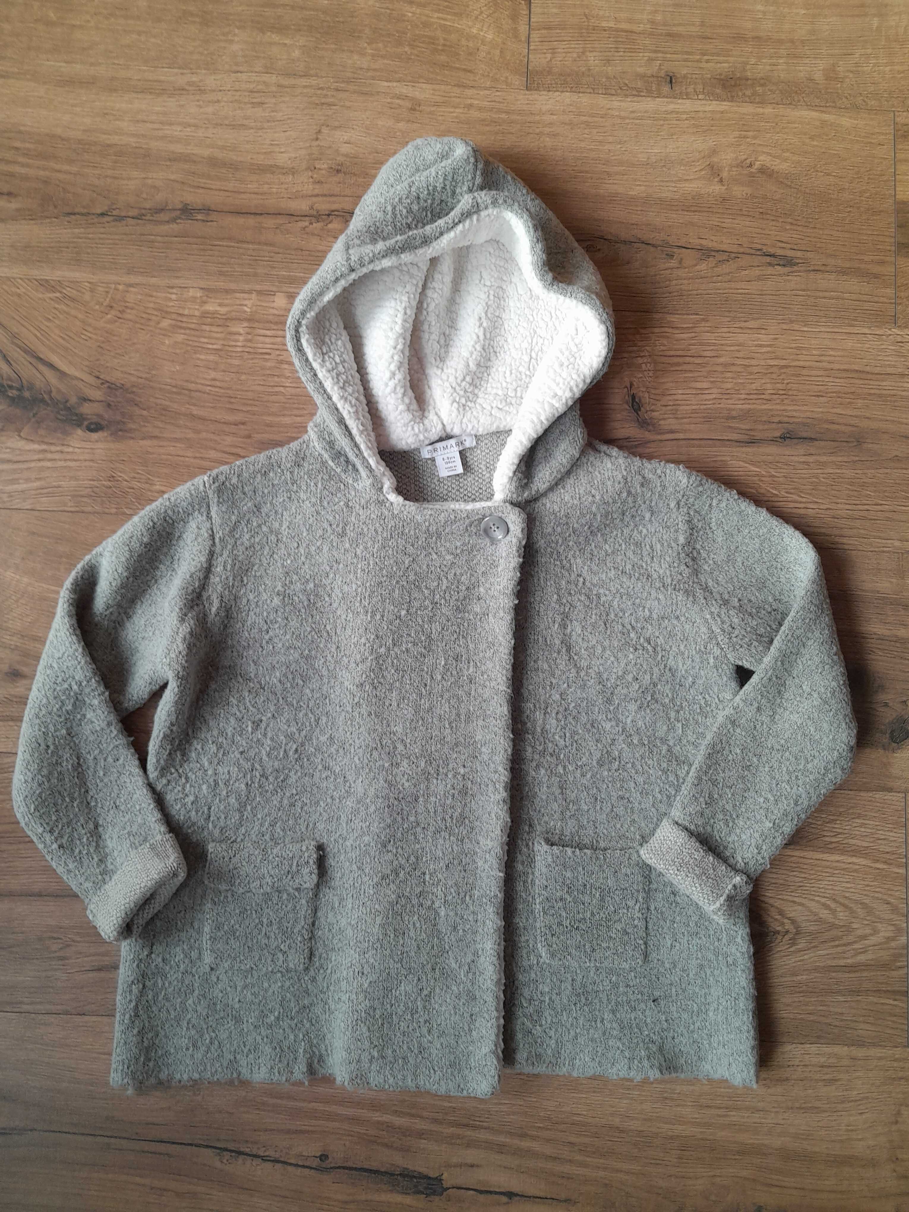 Kardigan sweter dziewczęcy rozmiar 134