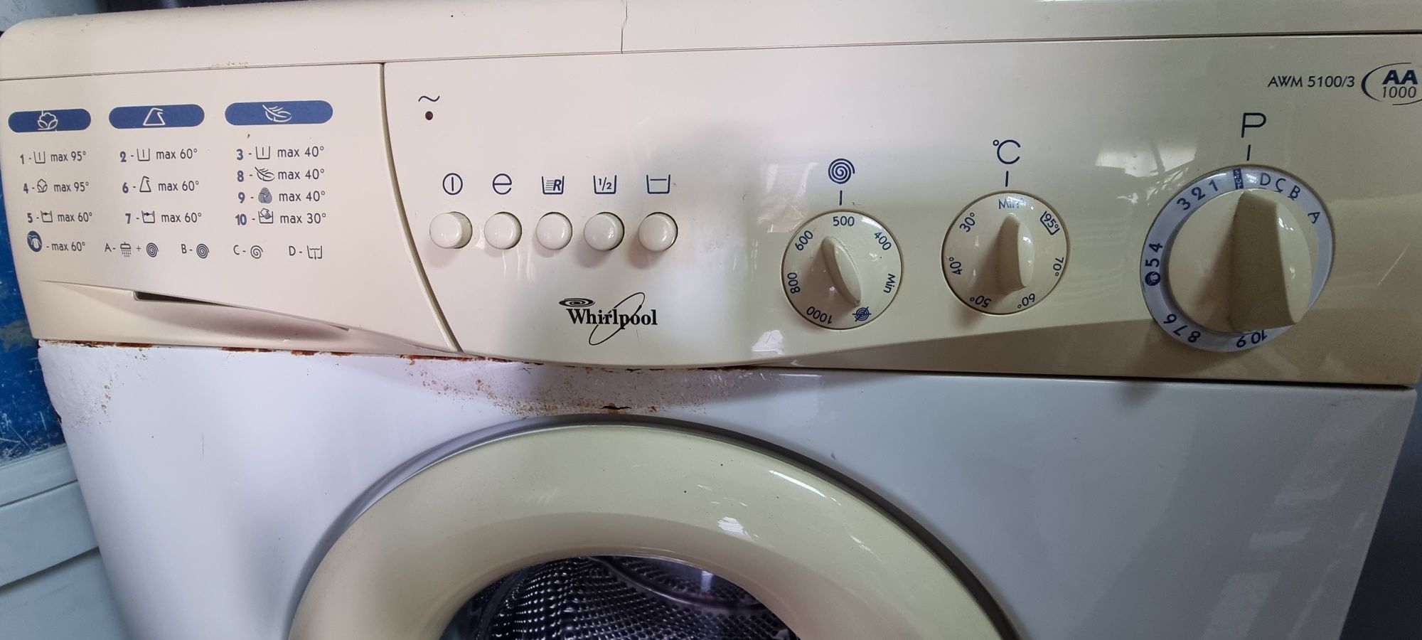 Maquina lavar roupa 5kg Whirlpool  AWM 5100