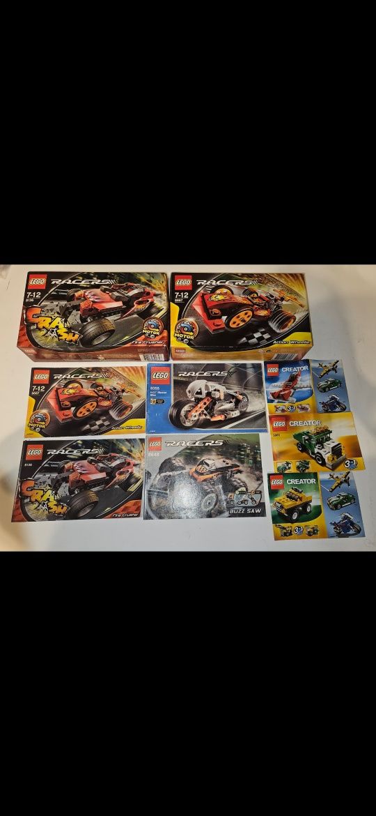 Lego 18 pojazdów Technic/Racers/ Speed Champions