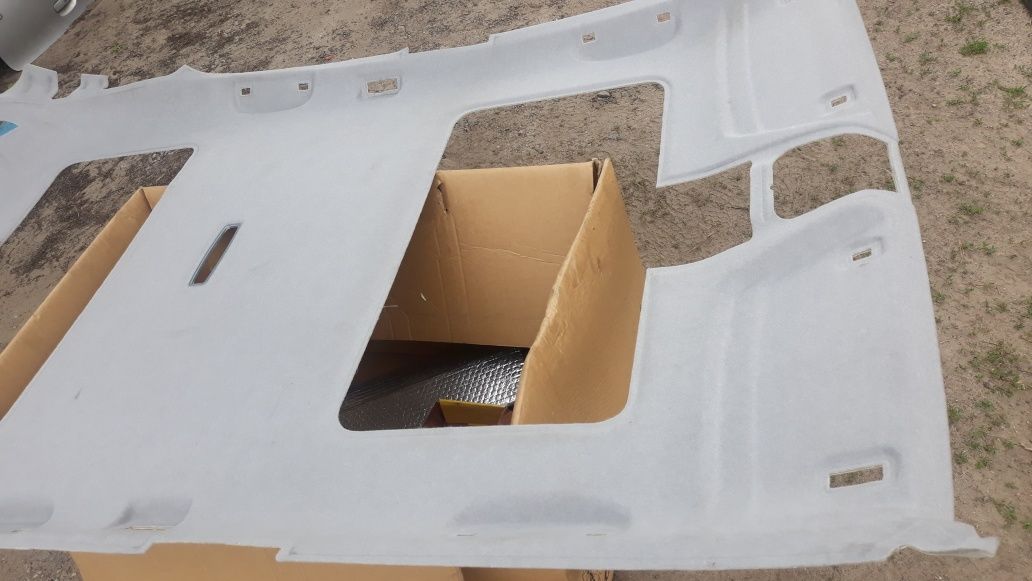 Opel Meriva A lift podsufitka z podwójnym  szyberdachem