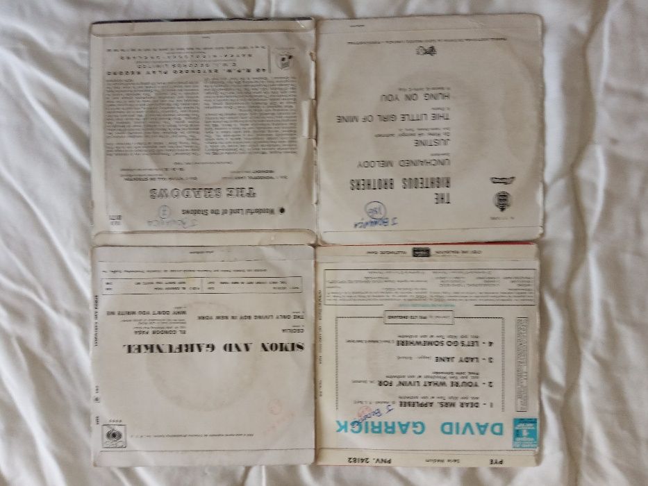 Lote Vinil/45 rpm/Anos 60/70