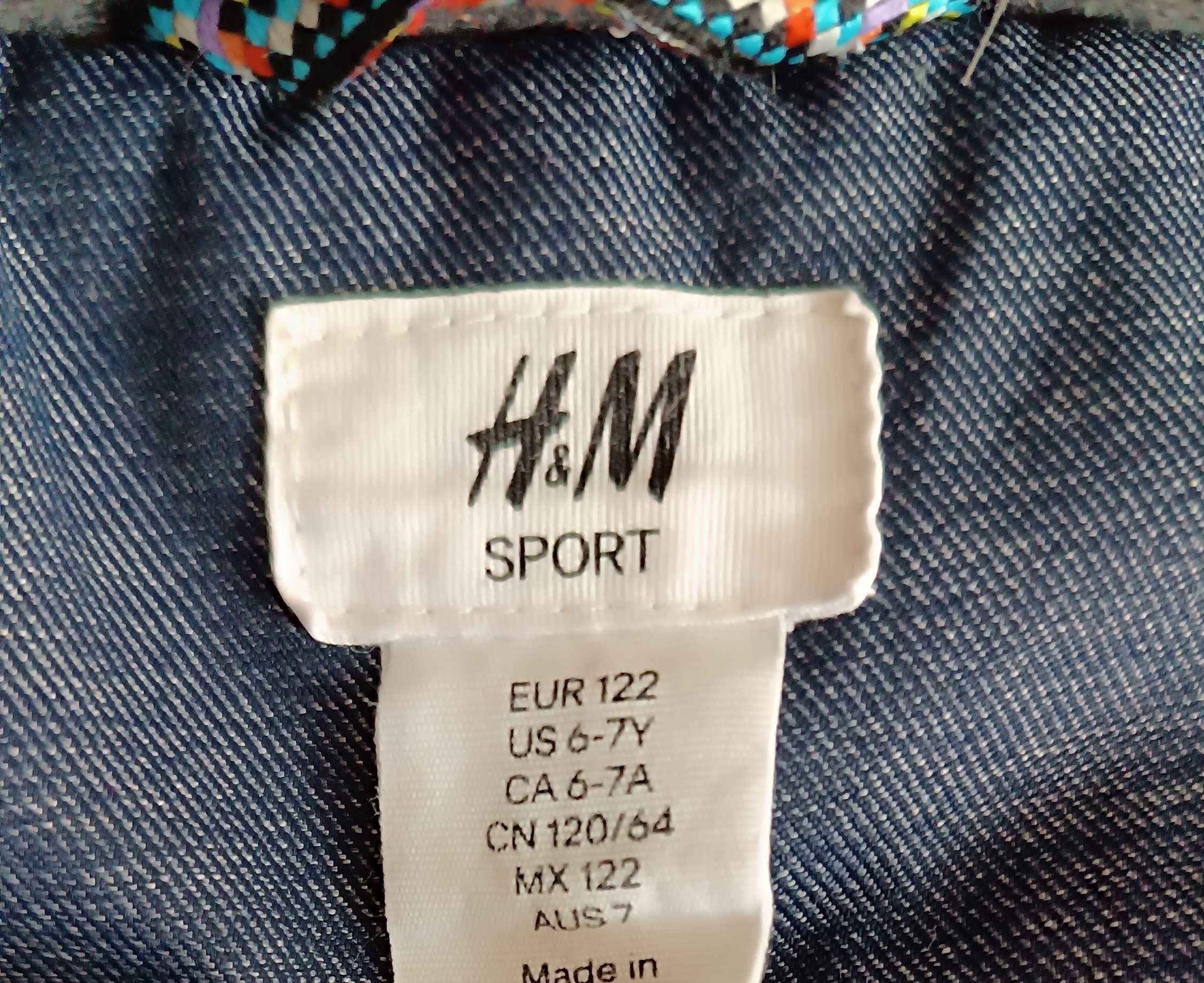 р.122, H&M теплая термо-куртка на флисе