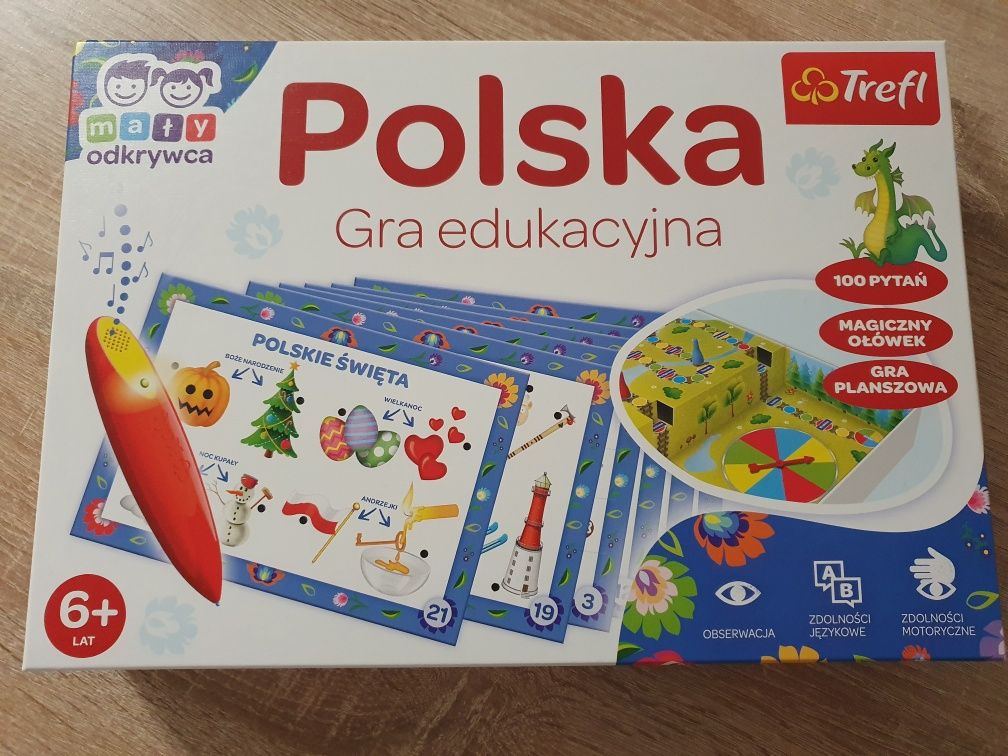 B. NOWA Gra edukacyjna magiczny ołówek Polska TREFL