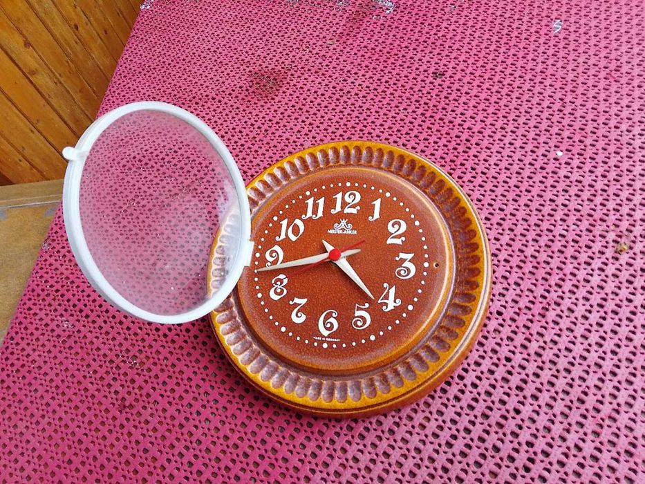 Stary zabytkowy niemiecki zegar MEISTER ANKER