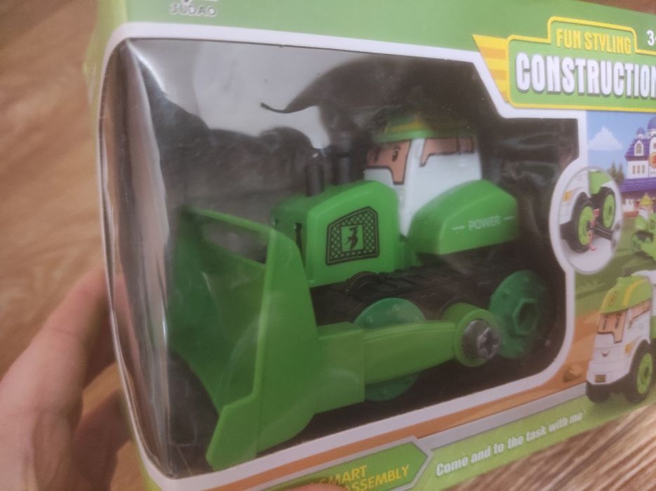 Конструктор экскаватор транспорт Робокар Полі с отверткой викруткою