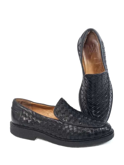 Кожаные женские туфли Billi Bi Mestizo Sort Loafers I Glat Оригинал