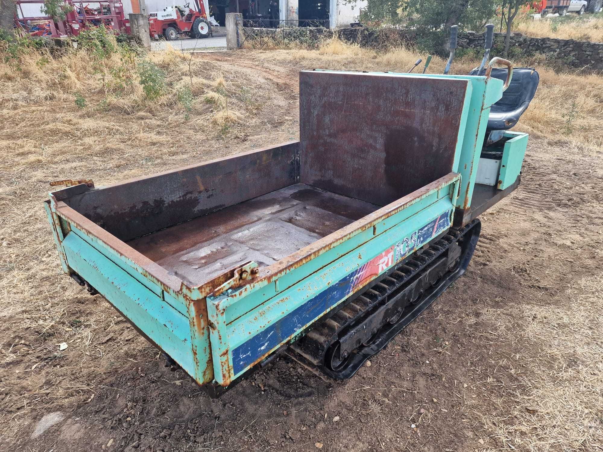 Mini Dumper de lagartas basculante Hanix RT105D a gasóleo - Japonês