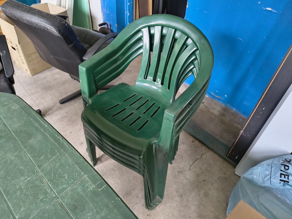 Krzesła ogrodowe plus poduszki, 4szt