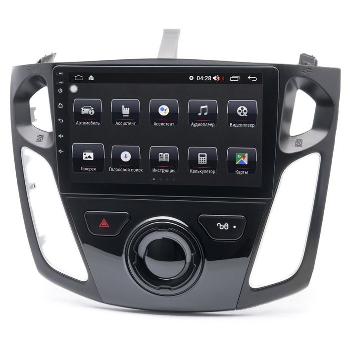 Магнітола Андроїд 9" QLED,приборки цифрові, на будь-який авто,камери