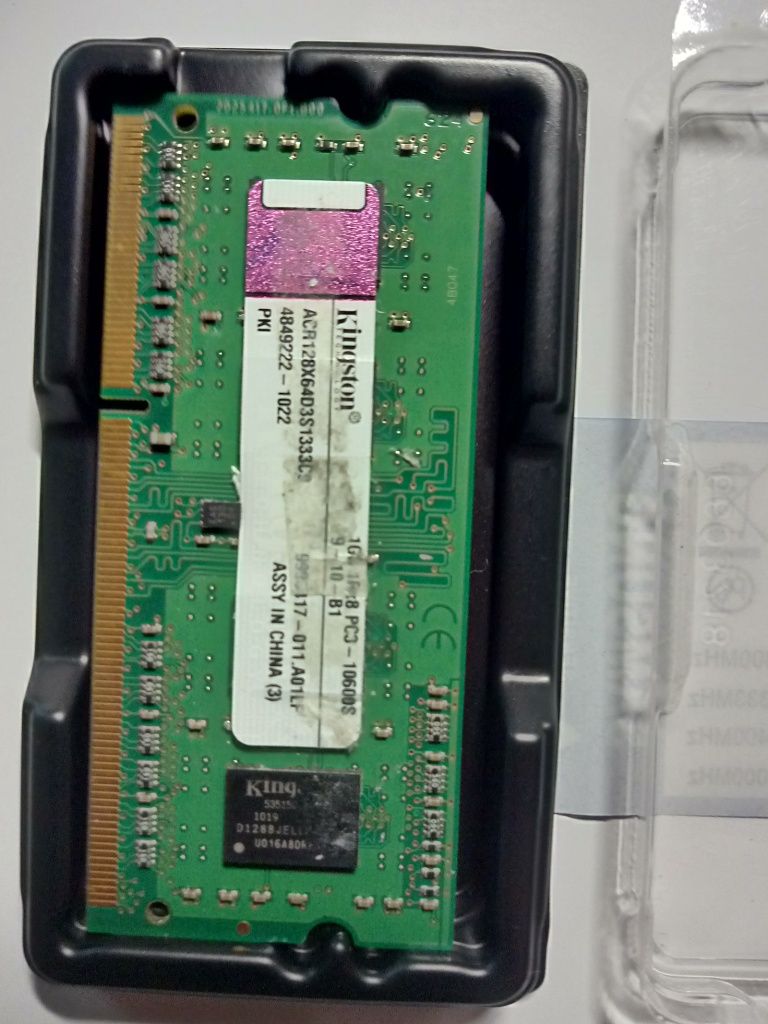 Оперативная память Samsung DDR2 512mb- Kingston ddr3 1Gb