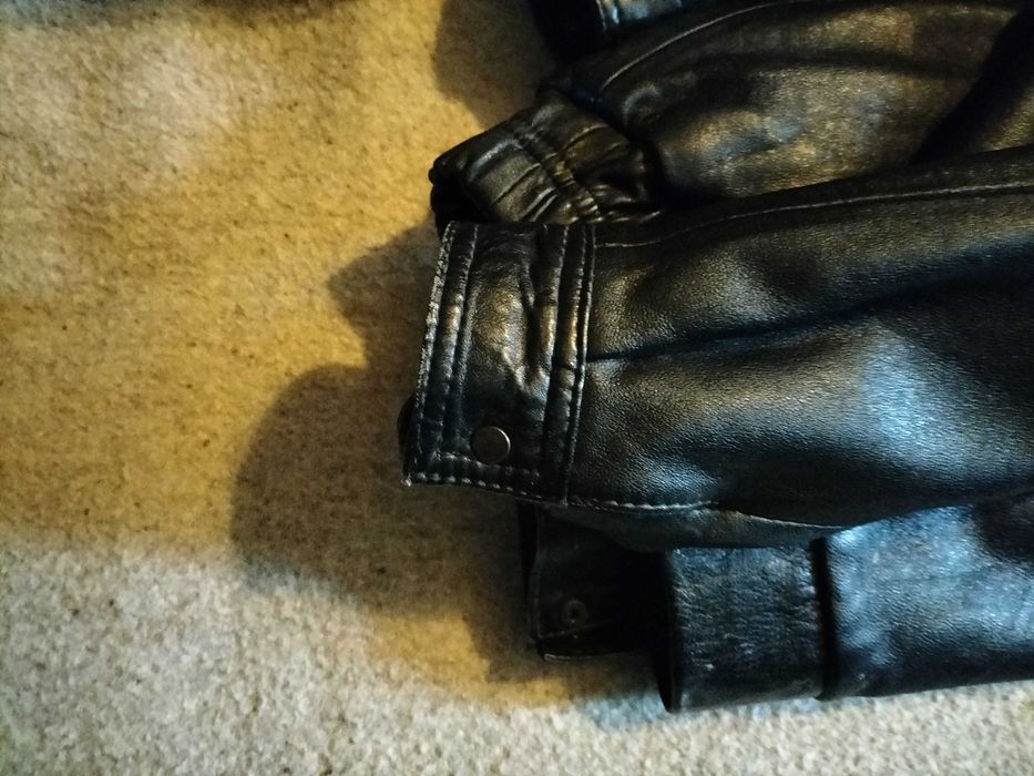 kurtka skórzana męska z odpinanymi rekawami