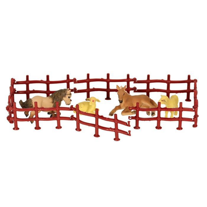 Figurki Zwierząt Zwierzęta Zoo Safari Farma Akcesoria Skrzynka 31 El.